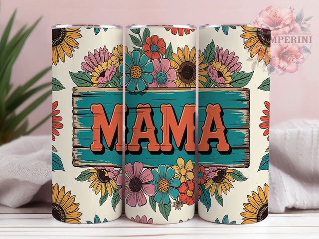 Western Mama Sunflower Tumbler, Sunflower Tumbler, Trendy Mama Tumbler, 20oz Tumbler Wrap, Boho Mama Tumbler, Country Mama Tumbler, Rustic Sunflower Tumbler Sublimation Li Zamperini 