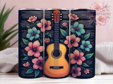 Western Music Lyrics 20 oz Skinny Tumbler Sublimation Design, Straight & Tapered Tumbler Png, Country Guitar Tumbler Png, Digital Download PNG Sublimation Li Zamperini 