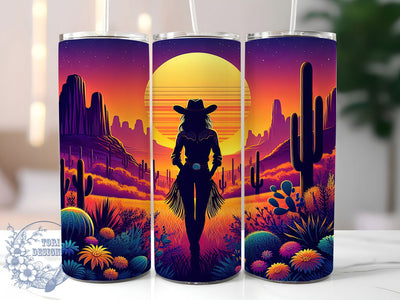 Western Rustic Cowgirl Tumbler, Rustic Tumbler, Stylish 20oz Wrap, Sublimation Design, Country Girl Gift Idea, Cowgirl Wrap, Southwestern Tumbler Sublimation ToriDesigns 