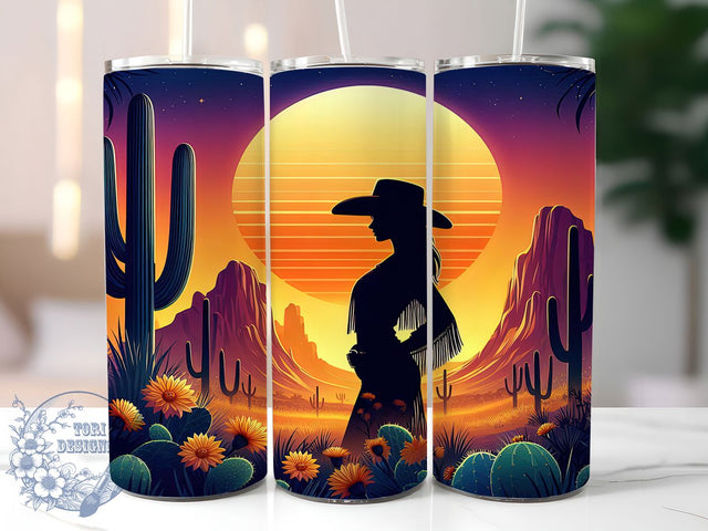 Western Rustic Cowgirl Tumbler, Rustic Tumbler, Stylish 20oz Wrap, Sublimation Design, Country Girl Gift Idea, Cowgirl Wrap, Southwestern Tumbler Sublimation ToriDesigns 