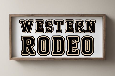 Western Shadow Font | Rodeo Cowboy Font | Rustic Western Font TonisArtStudio 