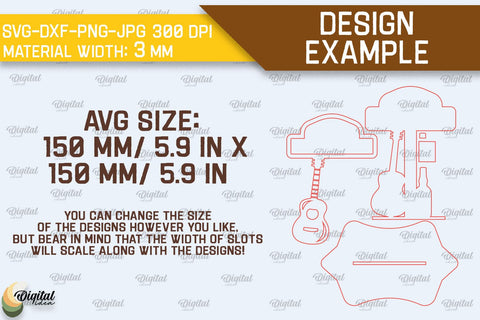 Western Standing Decor Laser Cut Bundle. Cowboy Western SVG SVG Evgenyia Guschina 