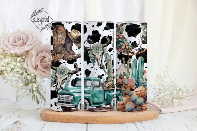 Western Tumbler Wrap Png, 20oz Skinny Sublimation Tumbler Design, Western Sublimation Design Png, Watercolor Cowboy Tumbler Png Downloads Sublimation sassyprint 