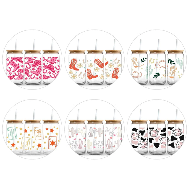 Western UV DTF Wrap Pack (For Cans) Physical DIY Craft Warehouse 