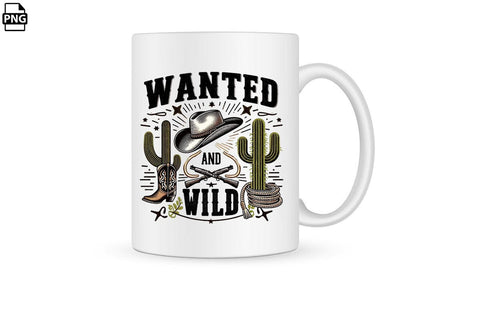 Western Wanted And Wild PNG Printable File Sublimation Creativedesigntee 