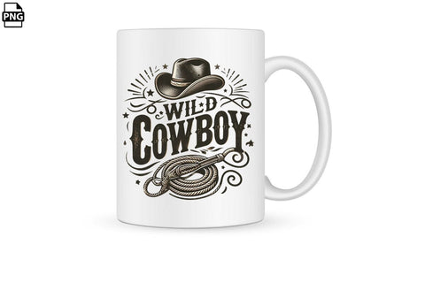Western Wild Cowboy PNG Printable File Sublimation Creativedesigntee 