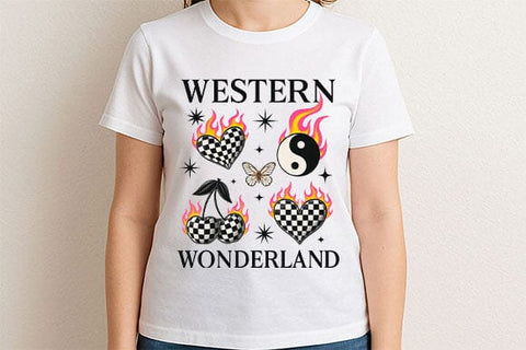 Western Wonderland PNG Retro Western Art SVG BillahCrafts 