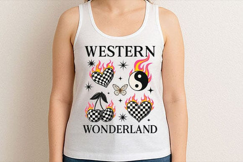 Western Wonderland PNG Retro Western Art SVG BillahCrafts 