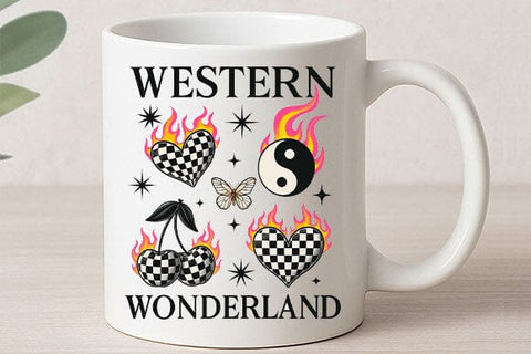 Western Wonderland PNG Retro Western Art SVG BillahCrafts 