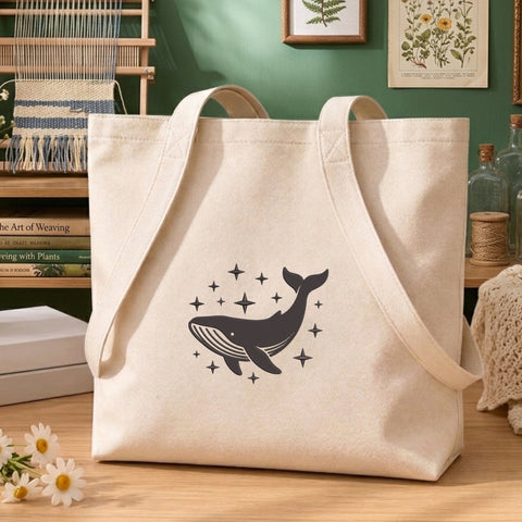 Whale Embroidery Design – Celestial Humpback Whale Stars Ocean Animal Machine Embroidery File Embroidery/Applique DESIGNS PatternFeed8 
