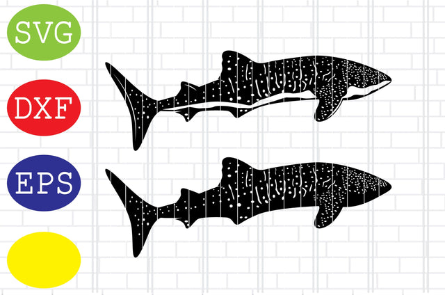 Whale Shark Svg, Marine Life Svg, Whale Shark Cut Files Svg, Jpg, Eps, Dxf Files SVG DigitalSvgFiles 