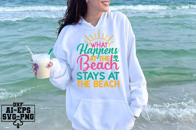 What Happens At The Beach Stays At The Beach Svg Cut Files Creative Art SVG CraftlabSvg55 