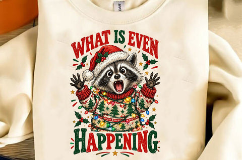 What is Even Happening Raccoon PNG Sublimation SVGista 