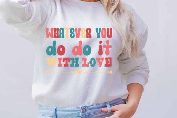 whatever you do do it with love SVG Angelina750 