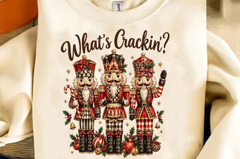 Whats Crackin Christmas Nutcracker PNG Sublimation SVGista 