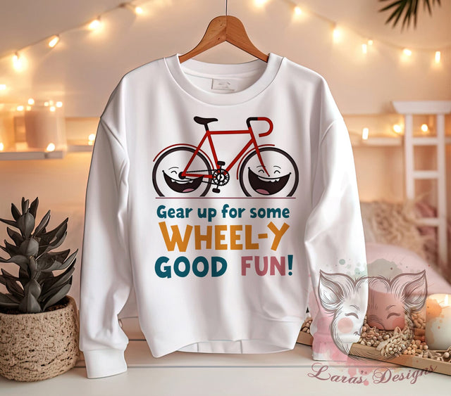 Wheel Fun, Fun PNG, Kids Activities, Playful Graphics, Family Fun, Wheelie Good, Digital Download, Playtime Art Sublimation Lara' s Designs 
