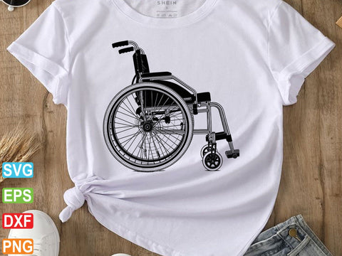 Wheelchair Svg, Wheelchair Silhouette, Wheelchair clipart, Handicap Cut File SVG Creativeart88 