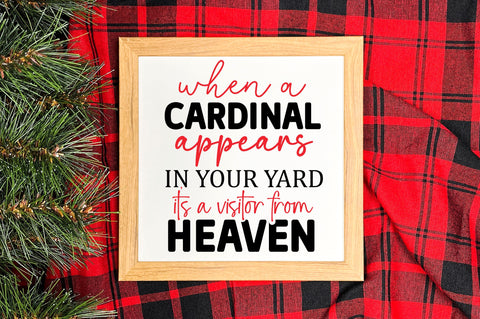 When a cardinal appears in your yard its a visitor from SVG Design SVG Regulrcrative 