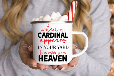When a cardinal appears in your yard its a visitor from SVG Design SVG Regulrcrative 