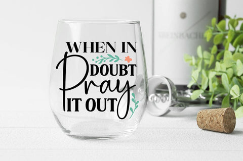 When in doubt pray it out SVG Design SVG Designangry 