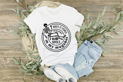 when it comes to my child i will smile in my mugshot SVG Angelina750 