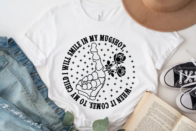 When It Comes. To My Child I Will Smile In My Mugshot SVG Angelina750 
