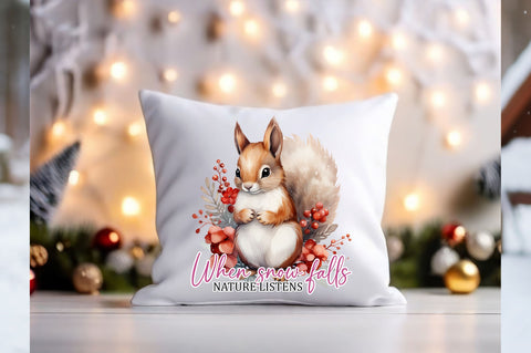 When snow falls nature listens Sublimation Sublimation Designangry 