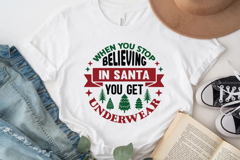 When you stop believing in santa you get underwear 2 SVG Angelina750 