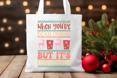 When youre dead inside but its christmas SVG design SVG Regulrcrative 