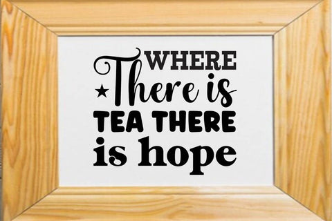 where there is tea there is hope SVG Angelina750 
