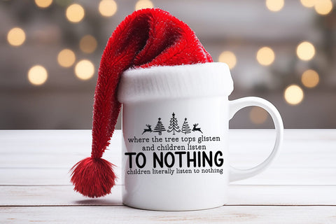 Where Tree Tops Glisten I Christmas Teacher Shirt SVG SVG Happy Printables Club 