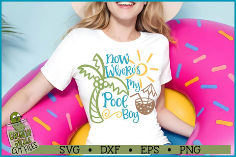 Where's My Pool Boy SVG File SVG Crunchy Pickle 