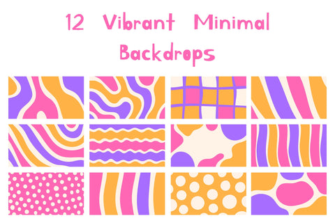 Whimsical Abstract Backgrounds Digital Pattern Rin Green 