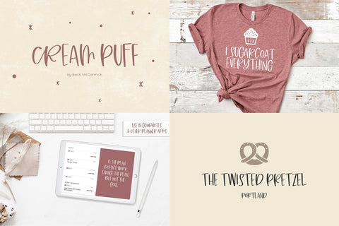 Whimsical All Caps Font Mini Bundle Font Beck McCormick 