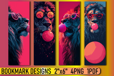 Whimsical Animal Bubble Gum Art Sublimation afrosvg 