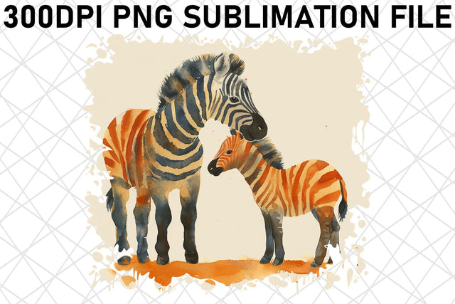 Whimsical Animal Duo Sublimation PNG Sublimation afrosvg 
