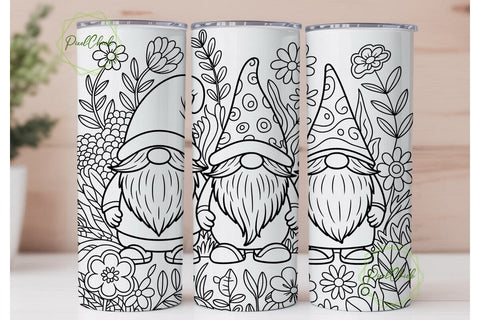 Whimsical Autumn Gnomes 20oz Tumbler Sublimation PixelChick 