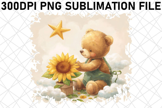 Whimsical Bear Sublimation Graphic Pack for Crafting Enthusiasts Sublimation afrosvg 