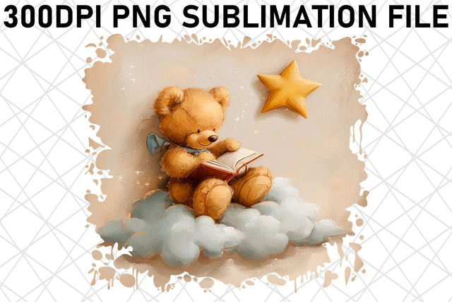 Whimsical Bear Watercolor Art Set for Creative Crafting Projects Sublimation afrosvg 