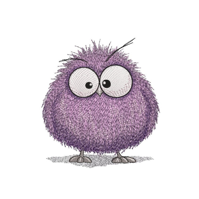 Whimsical Bird Embroidery Design, Cute Bird Machine Embroidery File, 3 sizes, Instant Download Embroidery/Applique DESIGNS Nino Nadaraia 