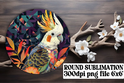 Whimsical Bird Keychain & Coaster Collection Sublimation afrosvg 