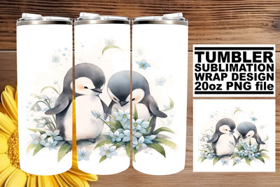 Whimsical Birdie Tumbler Wrap Sublimation afrosvg 