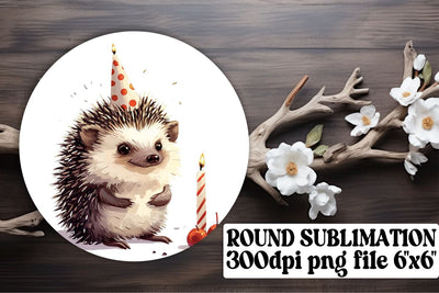 Whimsical Birthday Animal Circle Designs Sublimation afrosvg 