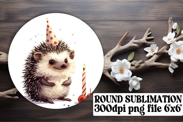 Whimsical Birthday Animal Circle Designs Sublimation afrosvg 