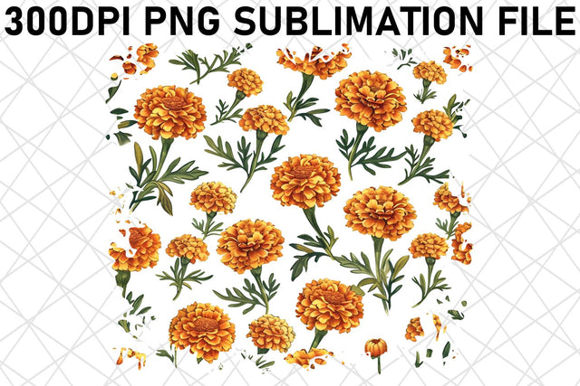 Whimsical Blooms Sublimation Art, Flower Pattern PNG Design, Vibrant Petals, Springtime Bliss Sublimation afrosvg 