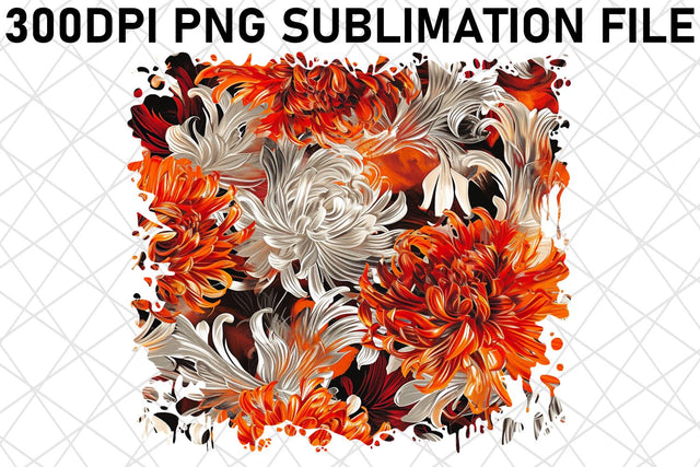 Whimsical Blossoms Sublimation Set Sublimation afrosvg 