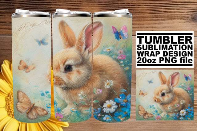 Whimsical Bunny-themed Sublimation Art Sublimation afrosvg 