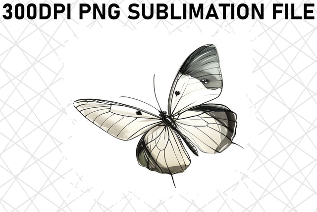 Whimsical Butterfly PNG Illustrations Sublimation afrosvg 