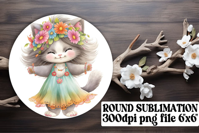 Whimsical Cat Car Coasters for Sublimation Creations Sublimation afrosvg 