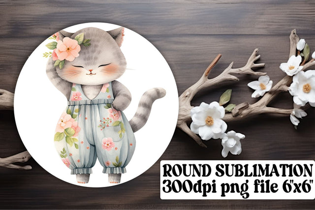 Whimsical Cat Car Coasters for Sublimation Creations Sublimation afrosvg 